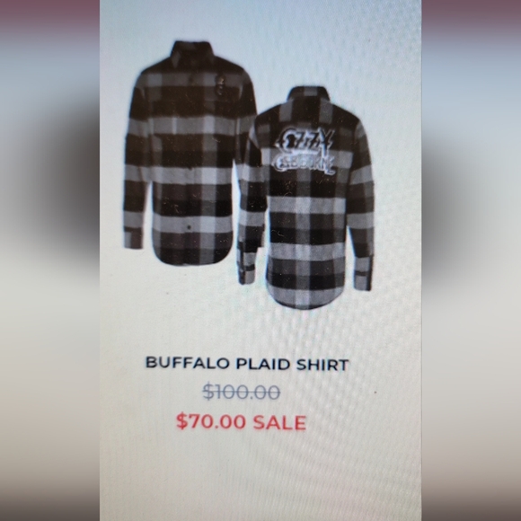 Ozzy Osborne Button Down Flannel Shirt Men's XL Official Merchandise NWOT - Picture 4 of 4